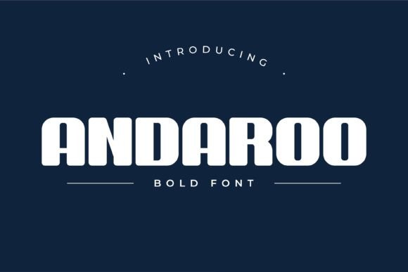Andaroo Bold: A Typeface for Powerful Design Statements