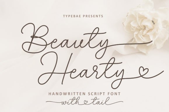 Beauty Hearty: An Elegant Handwritten Script Font