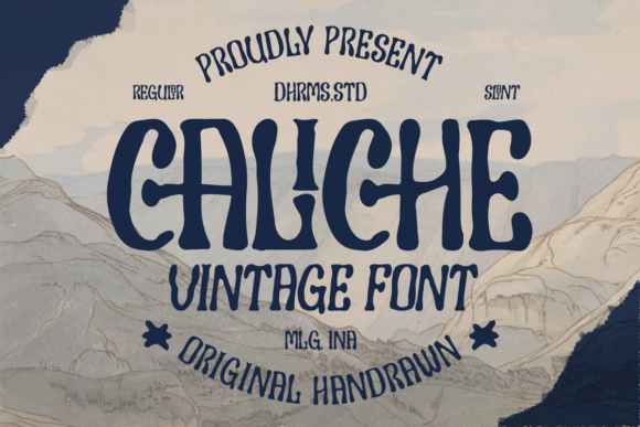 Caliche: Vintage Hand-Drawn Font for Rustic & Tropical Designs