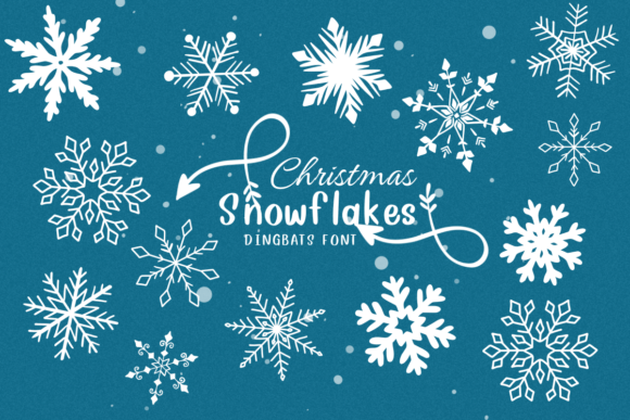 Christmas Snowflakes: A Festive Dingbats Font for Winter Designs