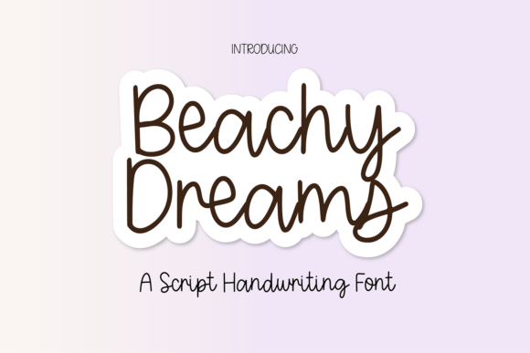 Create a charming first impression with a font that feels like it was written by hand on a sun-drenched notebook. Beachy Dreams is that perfect script typeface, blending a relaxed, whimsical flow with clear legibility. It’s a premium font designed to inject personality and warmth into a wide array of creative projects, making it a valuable asset for anyone looking to add a personal touch to their digital or print designs.