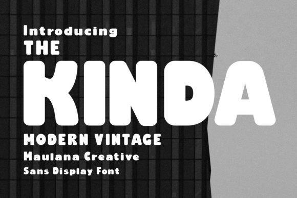 Discover Kinda: A Bold Display Font for Modern Design