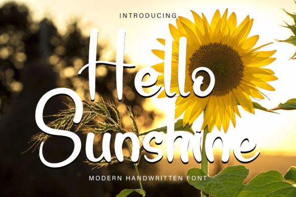 Discover the Charm of the Hello Sunshine Typeface