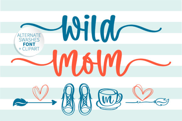 Discover the Sweet, Handwritten Charm of Wild Mom Font