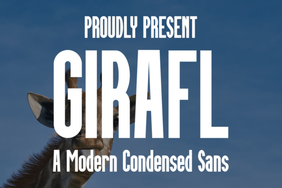 Girafl: A Bold Display Font for Modern Branding
