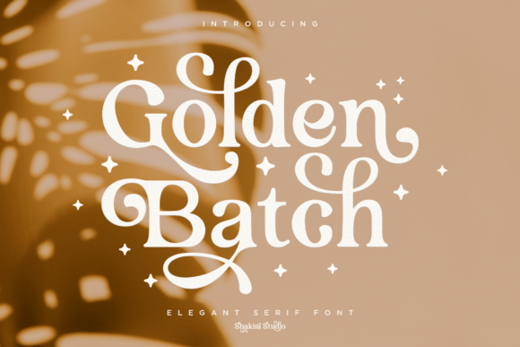 Golden Batch: Your Elegant Serif Font for Timeless Design