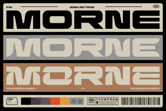 Morne: A Bold Typeface for Modern Designers