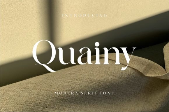 Quainy: The Elegant Serif for Modern Design