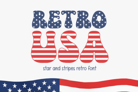 Retro USA: A Patriotic Typeface for Bold Designs