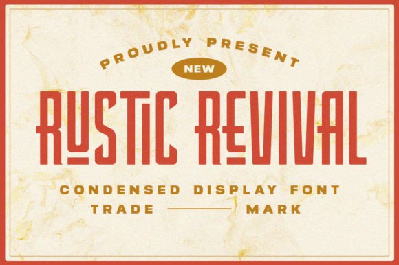 Rustic Revival: A Font with Character and Style