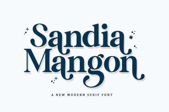 Sandia Mangon: A Modern Serif for Refined Design