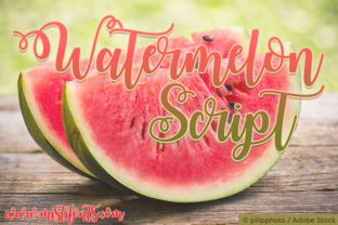 Watermelon Script: Juicy, Bouncy Calligraphy for Your Projects